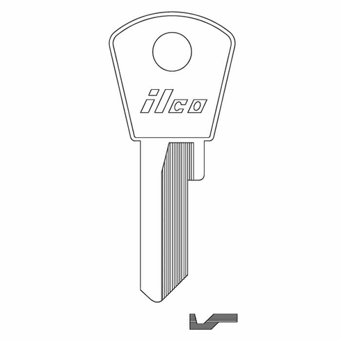 ILCO PZ4-ILCO Key Blank Papaiz