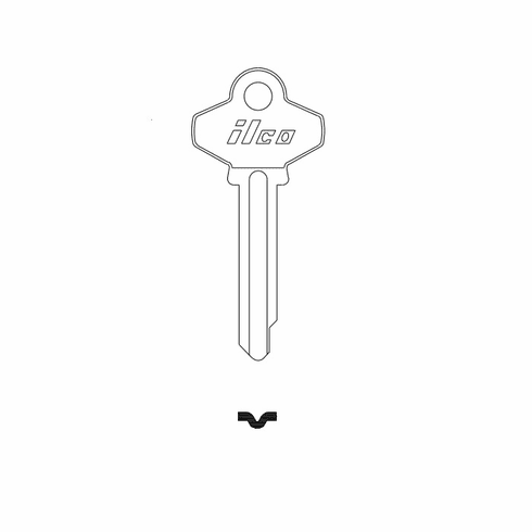 ILCO R1307A-ILCO Schlage Wafer Blank W/Rh Ward