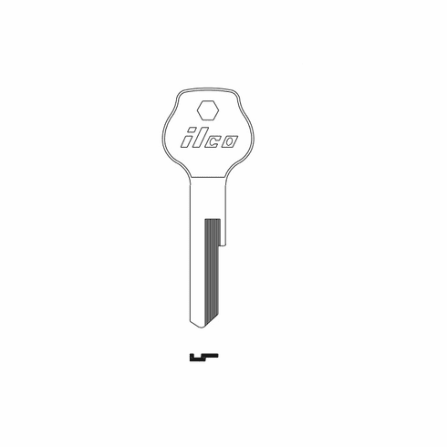 ILCO R63W Key Blank N/P