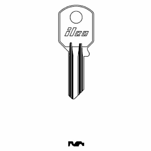 ILCO S1041JA Key Blank, Chicago Yale JA