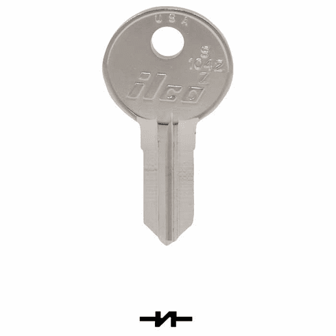 ILCO S1042Z-ILCO Key Blank Illinois/JMAill-3.2.1 Np