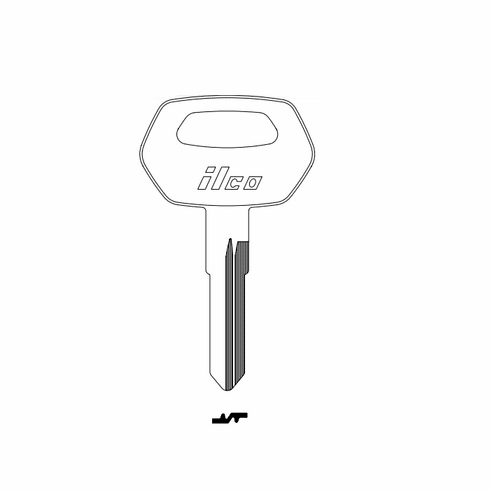 ILCO SAA1 Key Blank N/P Saab / JMA Saa-Ac.2.1