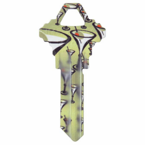 ILCO SC1-MARTINI-ILCO Blank Personal Keys - Martini Print