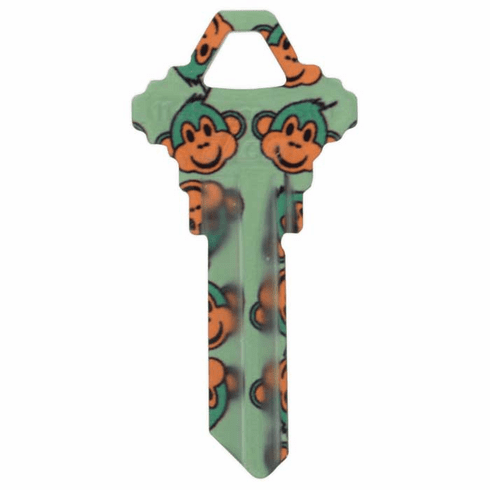 ILCO SC1-MONKEY-ILCO Blank Personal Keys - Monkey Print