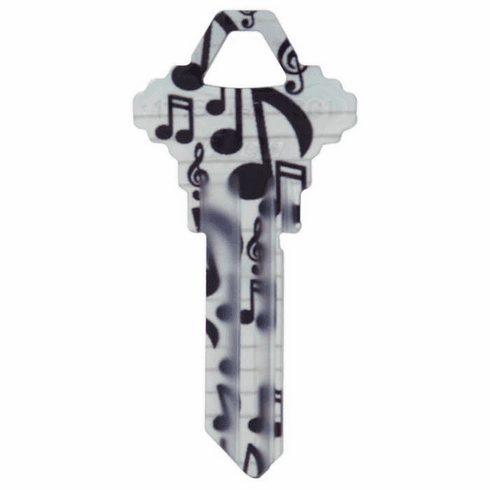 ILCO SC1-MUSIC-ILCO Blank Personalized Keys-Music Print