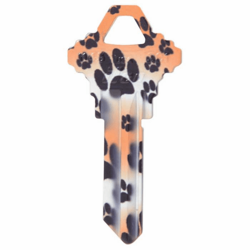 ILCO SC1-PAW-ILCO Blank Personalized Keys - Paw Print