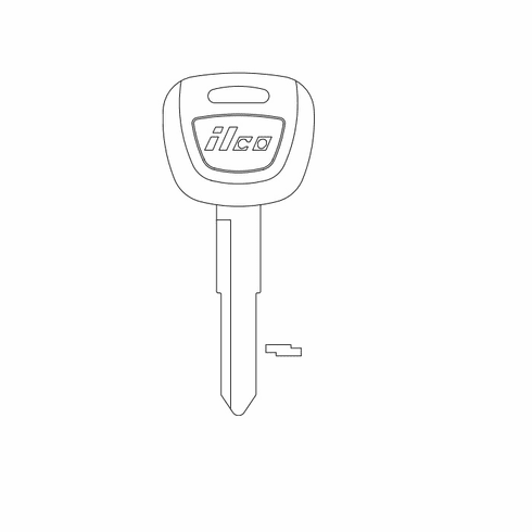 ILCO SUZ20-P Auto Key Blank