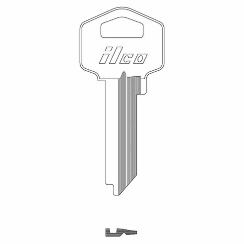 ILCO TE4-ILCO Key Tesa N/P - Te4 / JMA Te-8I.2.1