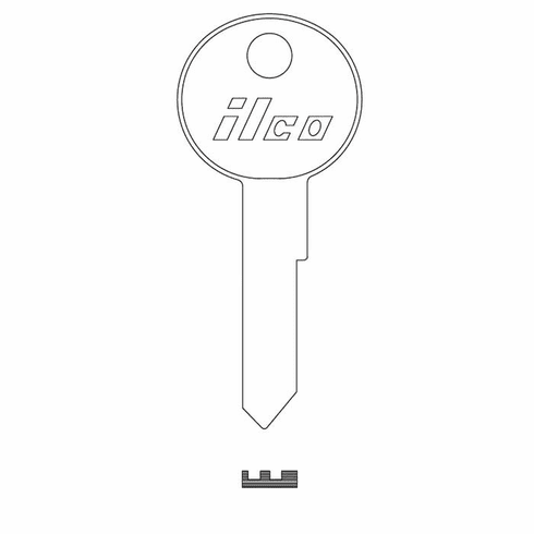 ILCO UNI29-SI-ILCO Key Blank (Same As L62Dm)