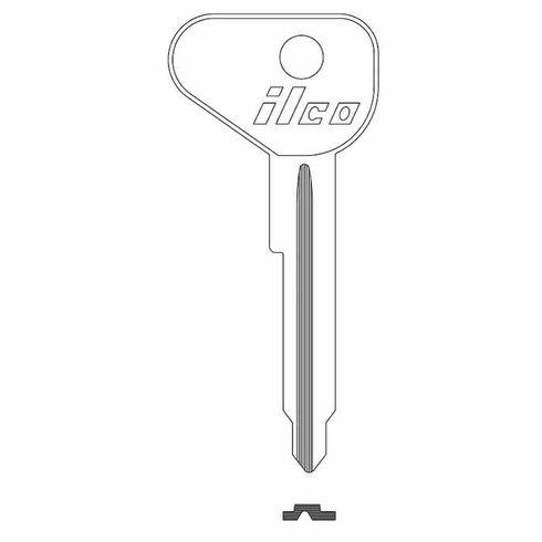 ILCO V27 Key Blank N/P - Volkswagen