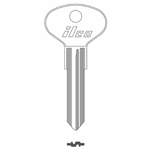ILCO V33 Key Blank N/P - V33/X110 VW
