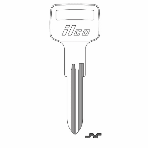 ILCO VO73 Key Blank N/P Vo73/X29/Rv1 Volvo