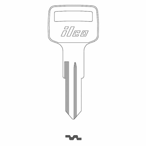 ILCO VO73S Key Blank N/P Vo73S/X30 Volvo