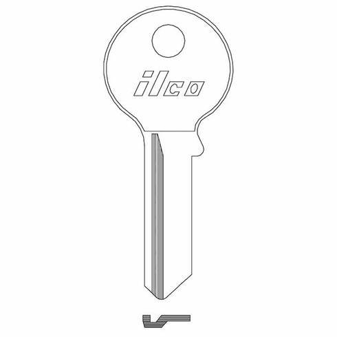 ILCO VR91-ILCO Key Blank Viro - Vr2/JMA Vi-1I.2.0