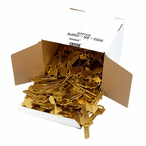 ILCO WR5-250-BASIKS Basik Wr5 Brass Keys 250Pk - Made In Usa