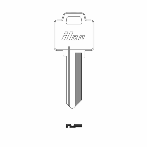 ILCO WR5-BR-ILCO Key Blank Information 5 Pin