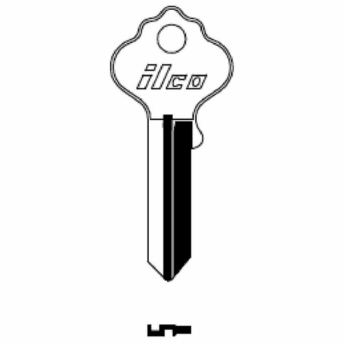 ILCO X1054F-ILCO Key Blank N/P X1054F