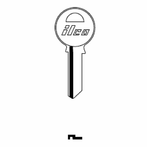 ILCO X1054GC-ILCO Key 1 Padlock Blank