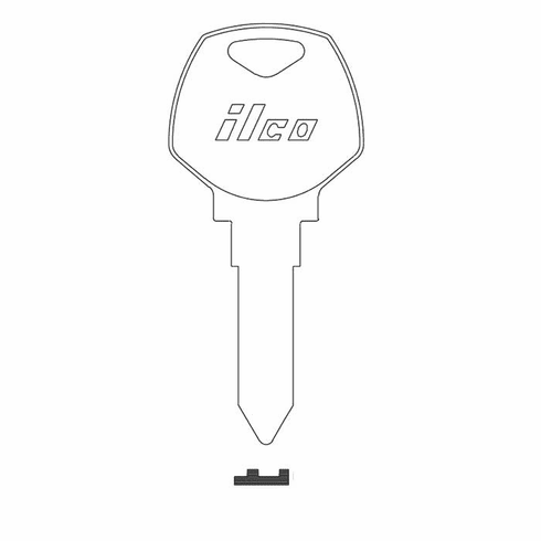 ILCO X126 Key Harley Davidson