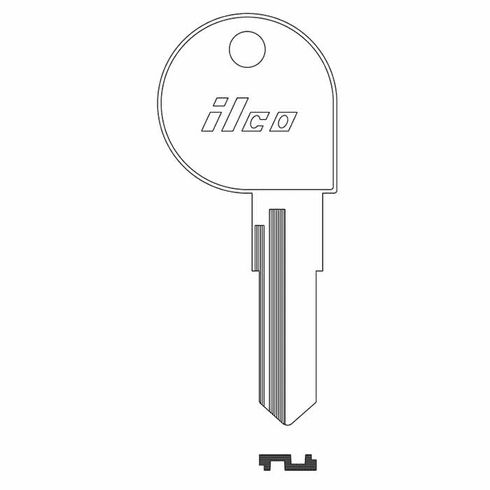 ILCO X133 Key Harley Davidson Automobile