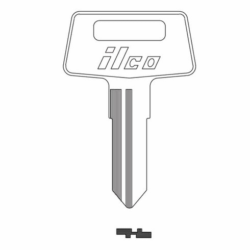 ILCO X256 Key Blank Kawasaki