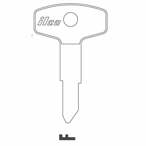 ILCO X35 Key Blank Kawasaki