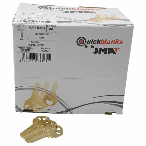 JMA KW1-BR-250PK-JMA 250/Box Kw1-250 Brass