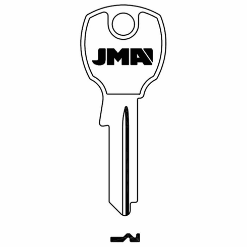 JMA NA12-JMA Key Blanks Na12 1069La Brass