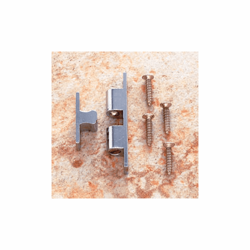 JVJ 06426 Polished Chrome Finish Tension Catch, Solid Brass