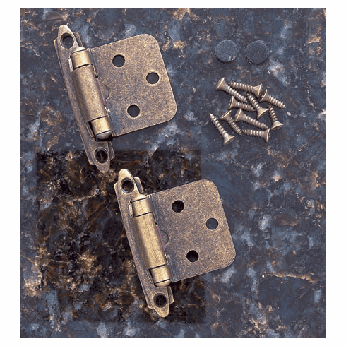 JVJ 10134 Flush Self-Closing Hinge Antique Brass