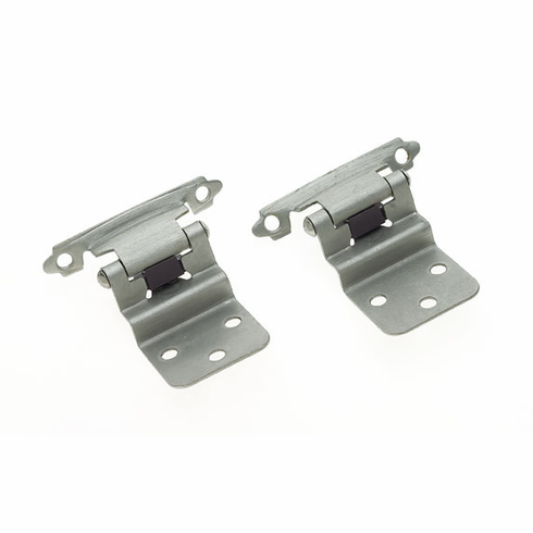 JVJ 10246 Satin Nickel Finish ? Inset Self-Closing Hinge (Pair), Composition Steel