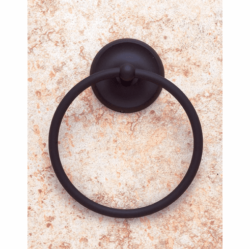 JVJ 20106 Paramount Series Oil Rubbed Bronze Finish Towel Ring C/S, Solid Brass