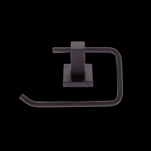 JVJ 20505 Milan Series Matte Black Finish Squared Euro Paper Holder C/S, Zinc & Stainless Steel