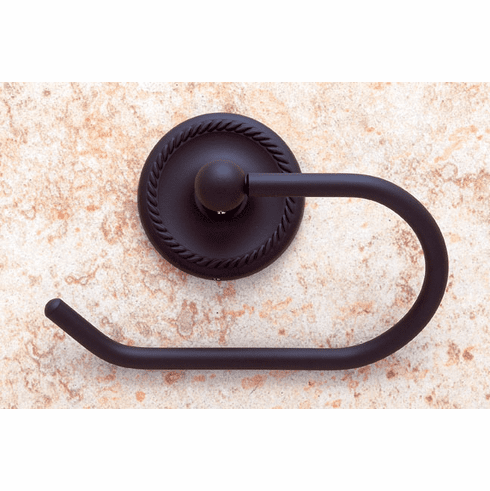 JVJ 20605 Prestige Series Oil Rubbed Bronze Finish Euro Paper Holder C/S, Solid Brass