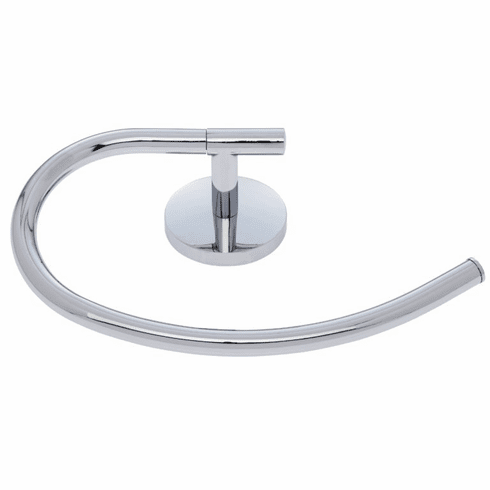 JVJ 20706 Marseilles Series Polished Chrome Finish Towel Ring, Zinc & Stainless Steel
