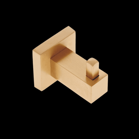 JVJ 21307 Milan Series Satin Brass Finish Robe Hook, Zinc