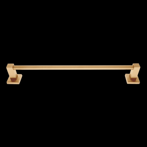 JVJ 21318 Milan Series Satin Brass Finish 18" Towel Bar Set, Zinc & Stainless Steel