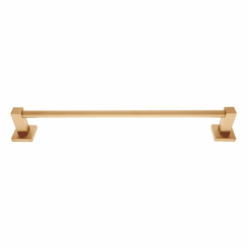 JVJ 21324 Milan Series Satin Brass Finish 24" Towel Bar Set, Zinc & Stainless Steel