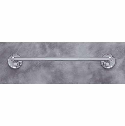 JVJ 21424 Paramount Series Polished Chrome Finish 24” Towel Bar Set C/S , Solid Brass