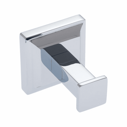 JVJ 22007 Aspen Series Polished Chrome Finish Robe Hook,  Solid Brass