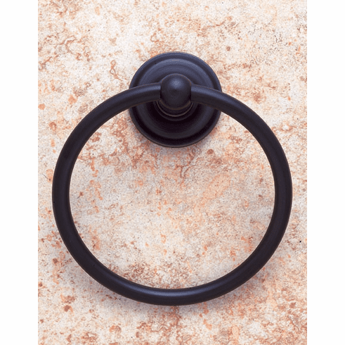 JVJ 22206 Highland Series Oil Rubbed Bronze Finish Towel Ring C/S