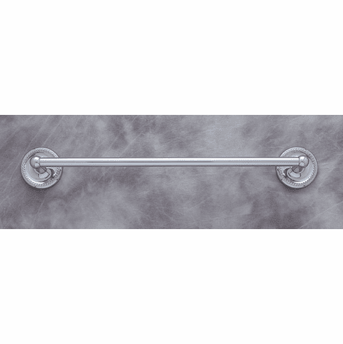 JVJ 22630 Prestige Series Polished Chrome Finish 30” Towel Bar Set C/S, Solid Brass