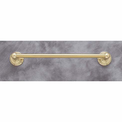 JVJ 22824 Highland Series Polished Brass Finish 24 Towel Bar Set C/S, Composition Zamac