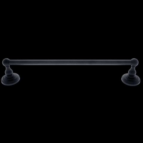 JVJ 23418 Highland Series Matte Black Finish 18” Towel Bar Set C/S