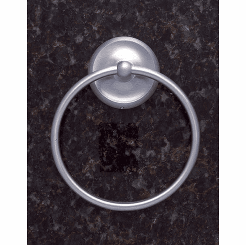 JVJ 24206 Paramount Series Satin Nickel Finish Towel Ring C/S, Solid Brass