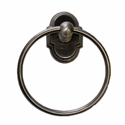 JVJ 24906 Chateau Towel Ring Satin Nickel