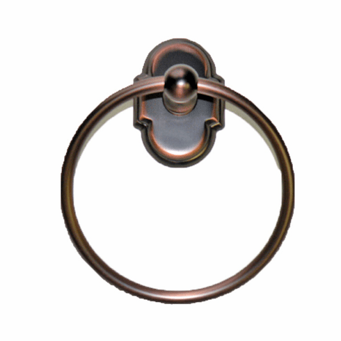JVJ 25106 Chateau Towel Ring Old World Bronze