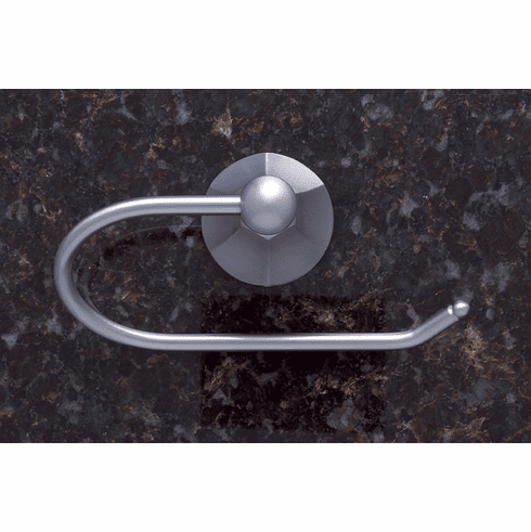 JVJ 25205 Prism Series Satin Nickel Finish Euro Paper Holder C/S, Composition Solid Brass