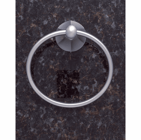 JVJ 25206 Prism Towel Ring Satin Nickel