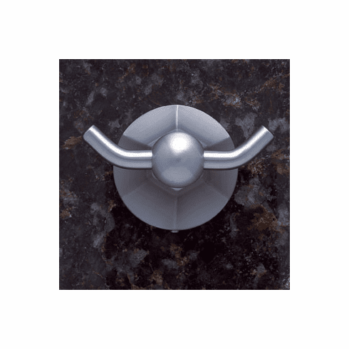JVJ 25207 Prism Double Robe Hook Satin Nickel